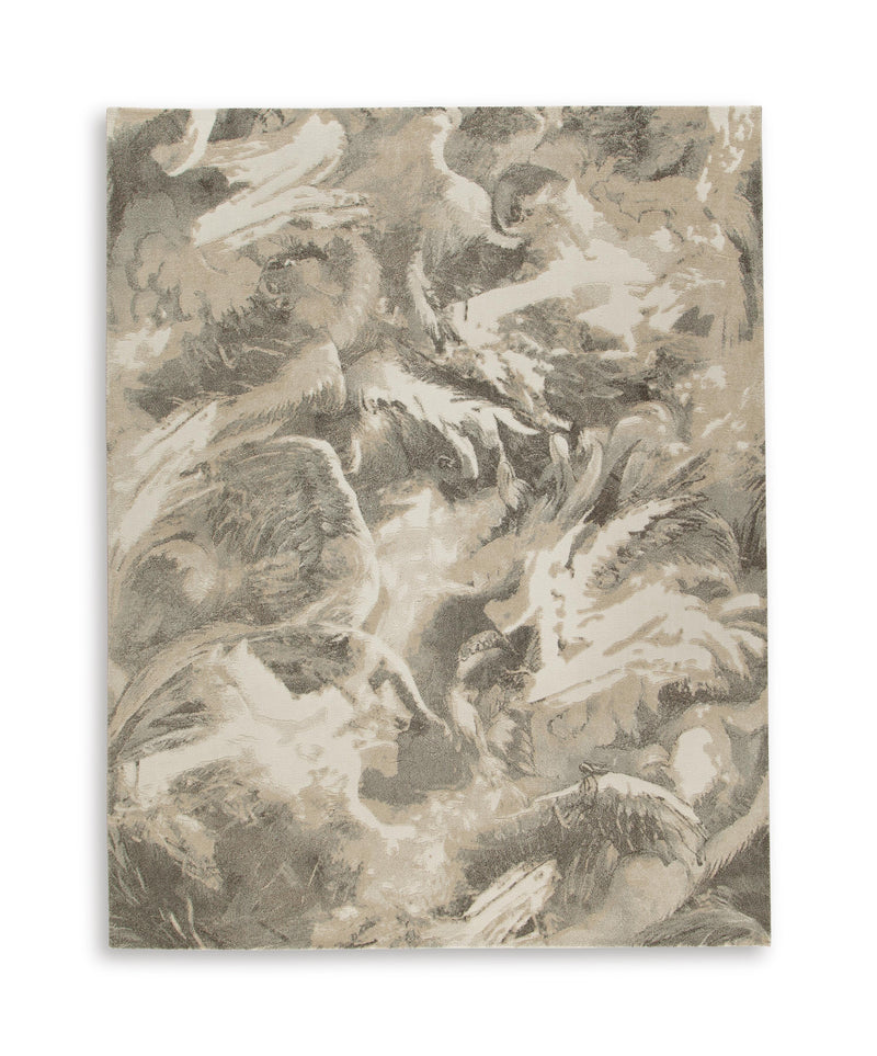 Jairlett Beige/Ivory/Charcoal Large Rug - R408801