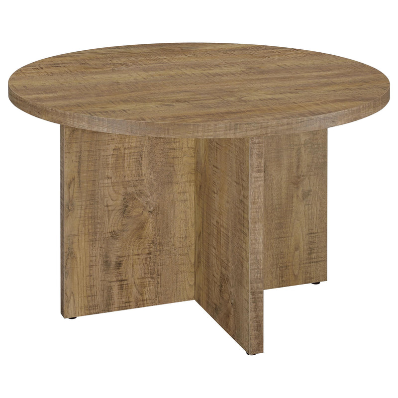 Jamestown Round 47-inch Composite Wood Dining Table Mango - 183021