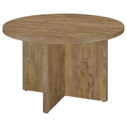 Jamestown Round 47-inch Composite Wood Dining Table Mango - 183021