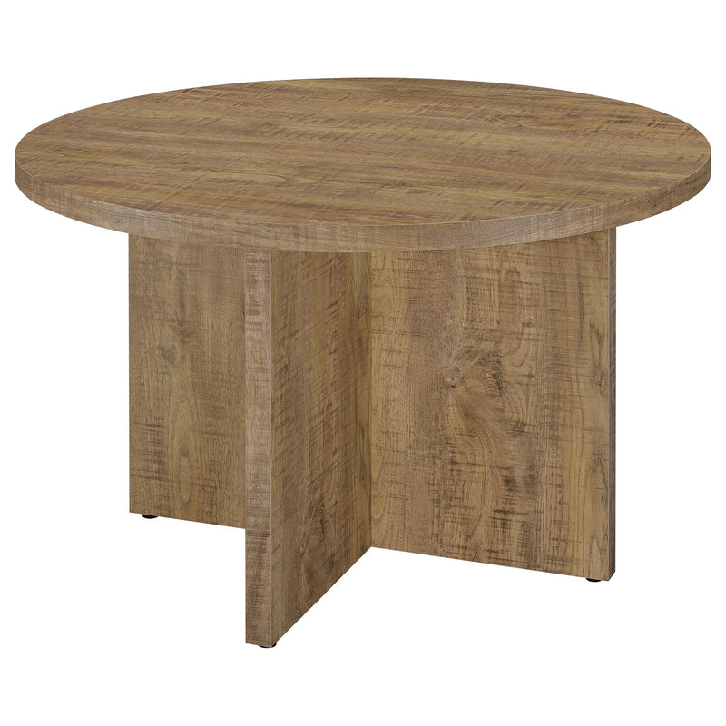Jamestown Round 47-inch Composite Wood Dining Table Mango - 183021