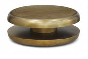 Jamison Iron Coffee Table in Gold - 99071Gold-CT