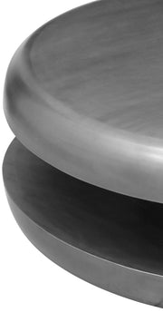 Jamison Iron Coffee Table in Silver - 99071Silver-CT