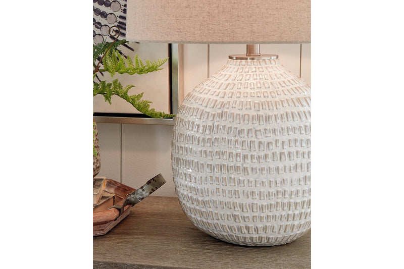 Jamon Beige Table Lamp - Gate FurnitureTable Lamp