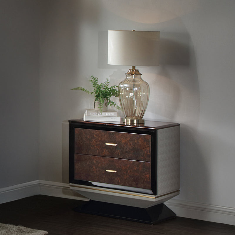 Jamonica Nightstand w/2 Drawers - BD20023