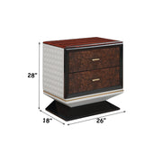 Jamonica Nightstand w/2 Drawers - BD20023