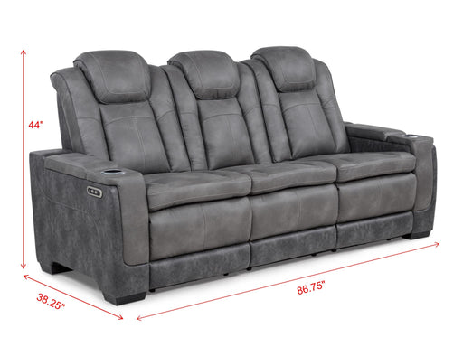 Janet Power Sofa W/ PWR Headrest - L407-3