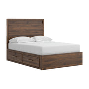 Janfyn Brown Full Panel  Bed with 2 Sided Storage - PCB1010B17