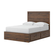 Janfyn Brown Full Panel  Bed with 2 Sided Storage - PCB1010B17