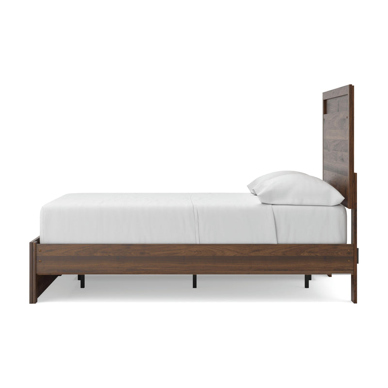 Janfyn Brown Full Panel Platform Bed with Storage - PCB1010B16