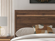 Janfyn Brown Full Panel Platform Bed with Storage - PCB1010B16
