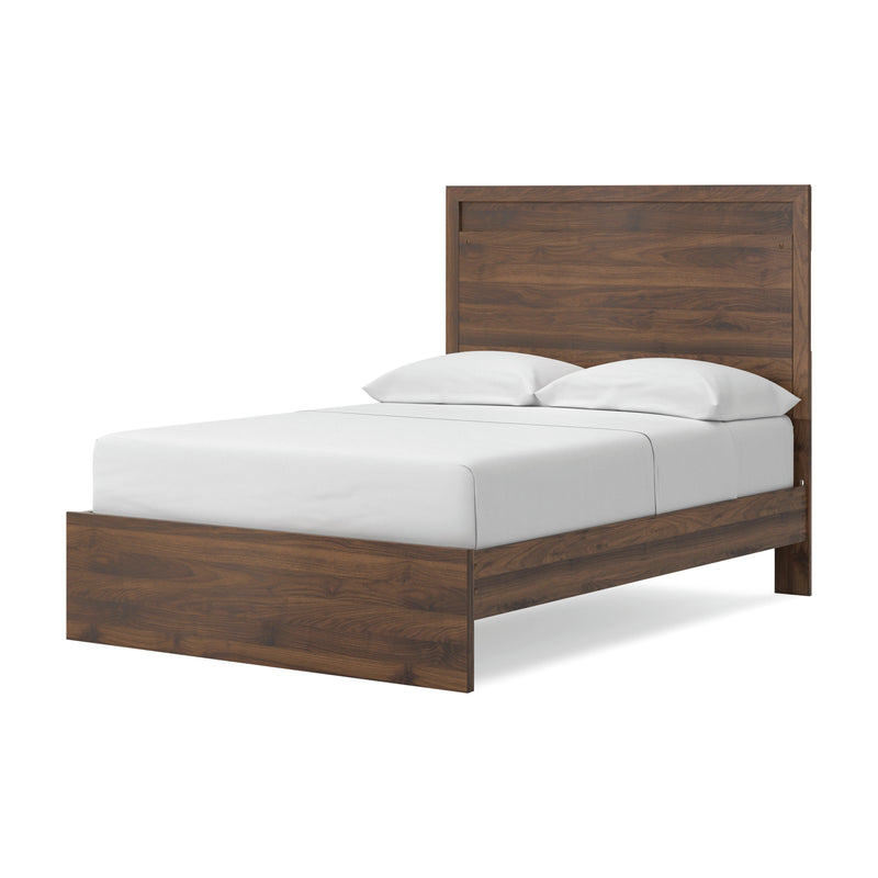 Janfyn Brown Full Panel Platform Bed with Storage - PCB1010B16