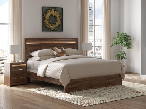 Janfyn Brown King Panel Bed - PCB1010B8