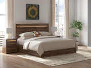 Janfyn Brown King Panel Bed with 2 Sided Storage - PCB1010B10