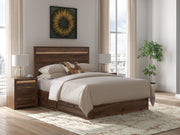 Janfyn Brown Queen Panel Bed with 2 Sided Storage - PCB1010B6