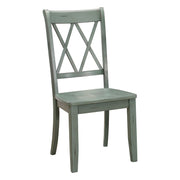 Janina Natural/Teal Dining Set - Gate FurnitureDining Room Set
