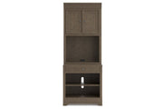 Janismore Weathered Gray Bookcase - Gate FurnitureBookcases