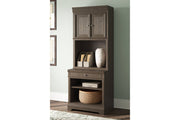 Janismore Weathered Gray Bookcase - Gate FurnitureBookcases