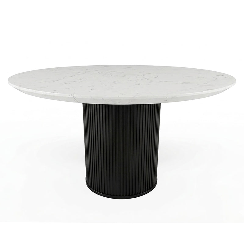 Jaramillo Round Dining Table W/Engineered Marble Top - DN02141