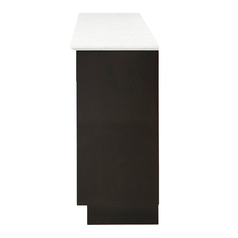 Jaramillo Server w/Natural Marble Top & Fireplace - DN02718