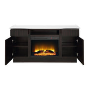 Jaramillo Server w/Natural Marble Top & Fireplace - DN02718