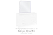 Jarlee White Bedroom Mirror - PCB392-36