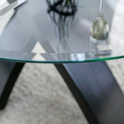 Jasmin Black/Beige Dining Table - CM3393RT-TABLE