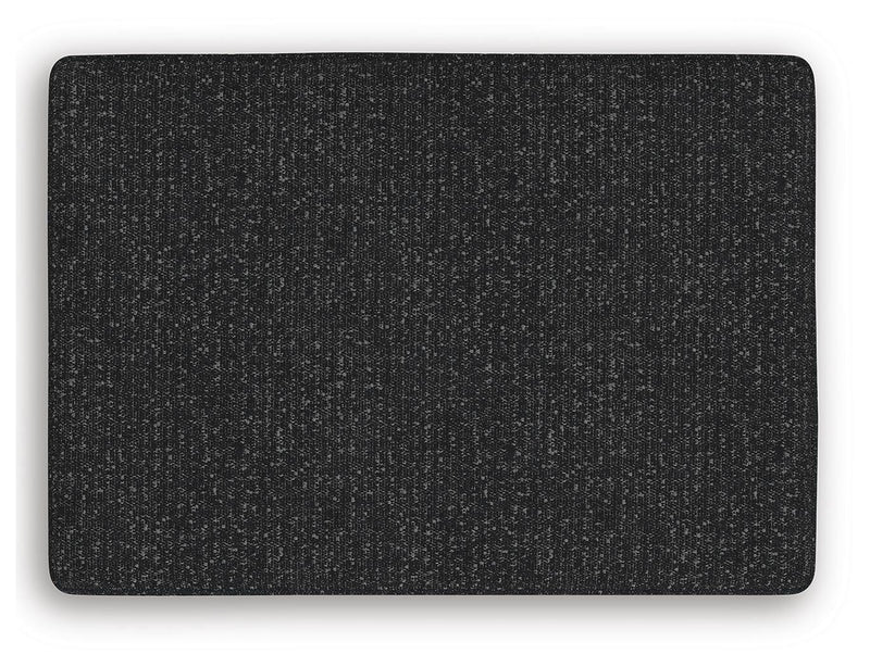 Jasmine Peaks Coal Ottoman - 2890414