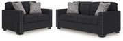Jasmine Peaks Coal Sofa and Loveseat - 28904U1