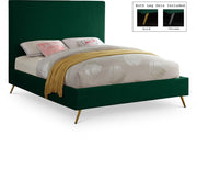 Jasmine Velvet King Bed Green - Gate FurnitureKing Bed