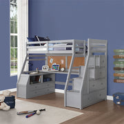 Jason II Twin Loft Bed W/Storage - 37445