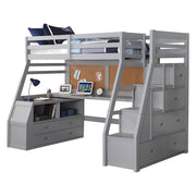 Jason II Twin Loft Bed W/Storage - 37445