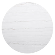 Jason Round White Marble Top Coffee Table Charcoal - 710418