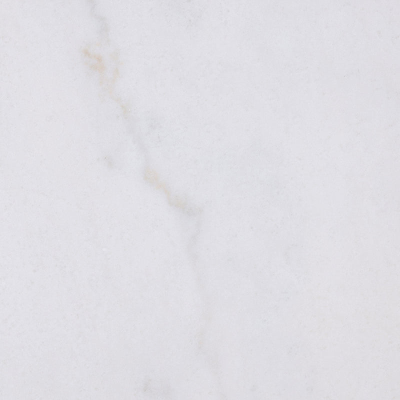 Jason Round White Marble Top Coffee Table Honey Brown - 712418