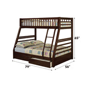 Jason Twin/Full Bunk Bed - 02020W