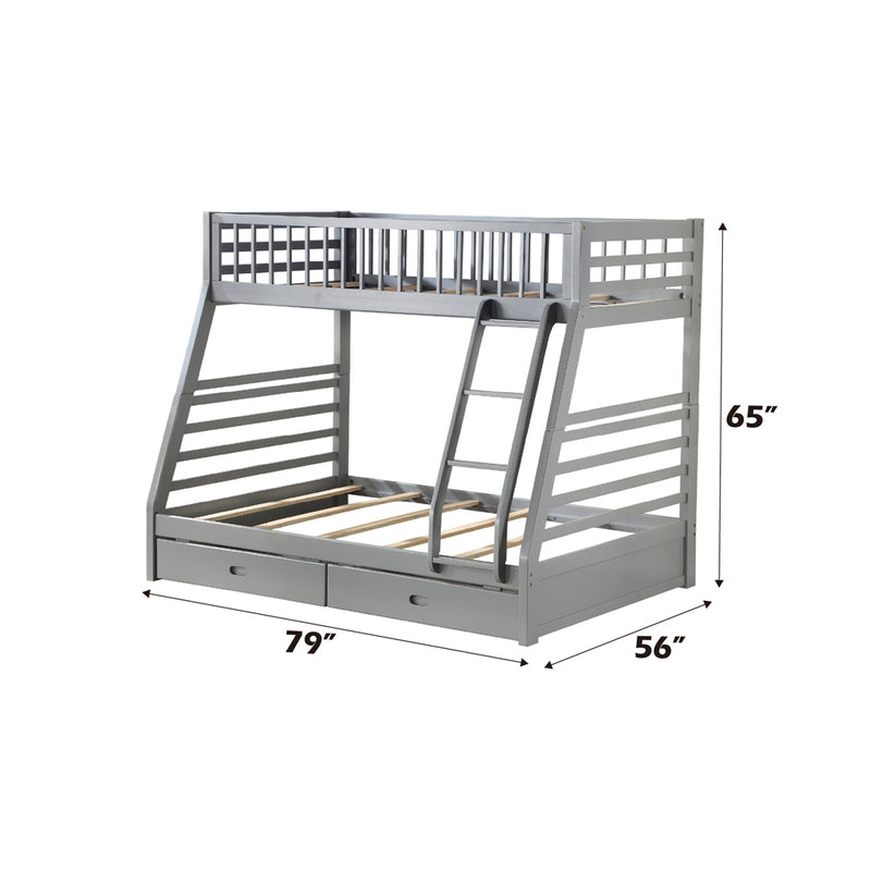 Jason Twin/Full Bunk Bed W/Storage - 37840