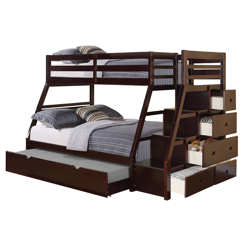 Jason Twin/Full Bunk Bed W/Trundle & Storage - 37015
