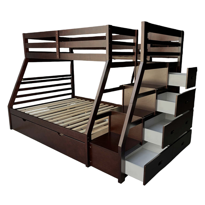 Jason Twin/Full Bunk Bed W/Trundle & Storage - 37015