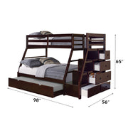 Jason Twin/Full Bunk Bed W/Trundle & Storage - 37015