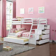 Jason Twin/Full Bunk Bed W/Trundle & Storage - 37105