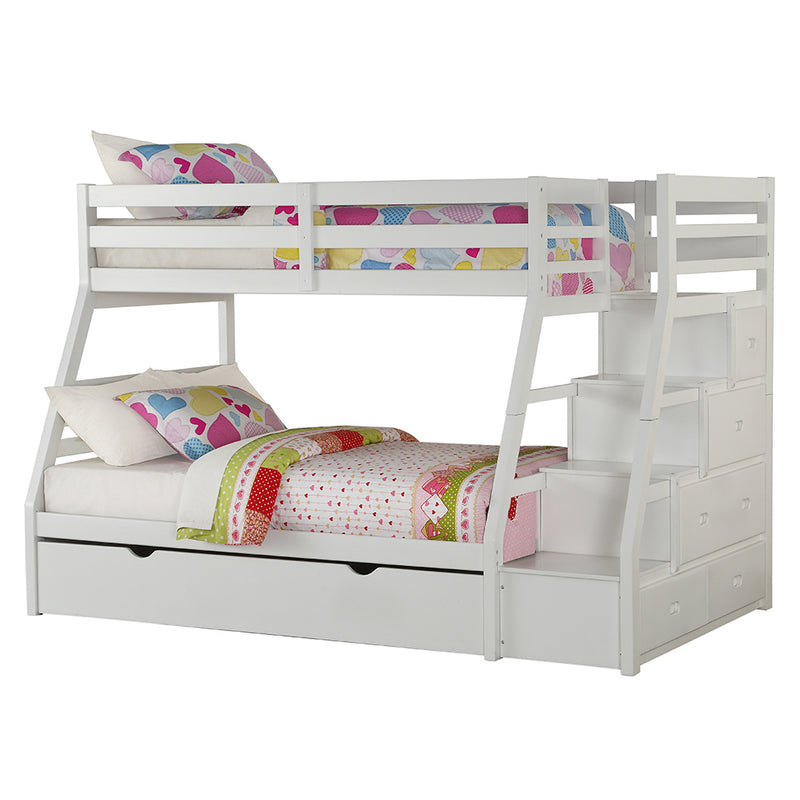 Jason Twin/Full Bunk Bed W/Trundle & Storage - 37105