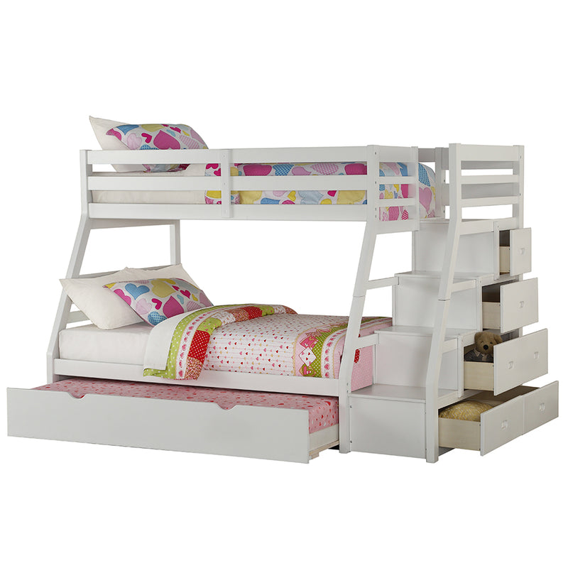 Jason Twin/Full Bunk Bed W/Trundle & Storage - 37105