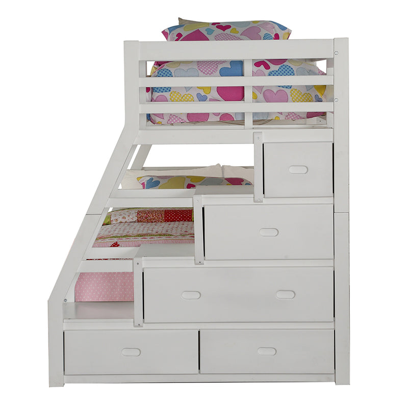 Jason Twin/Full Bunk Bed W/Trundle & Storage - 37105