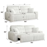Jaya Power Motion Sofa w/Sleeper & USB Port - LV04660