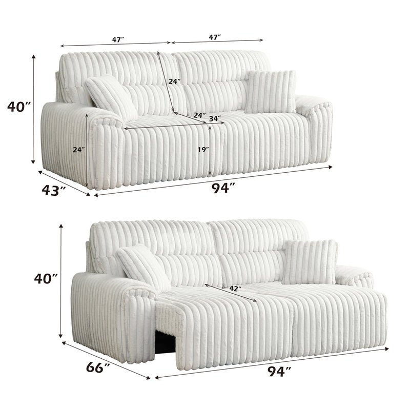 Jaya Power Motion Sofa w/Sleeper & USB Port - LV04660