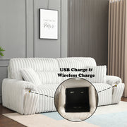 Jaya Power Motion Sofa w/Sleeper & USB Port - LV04660