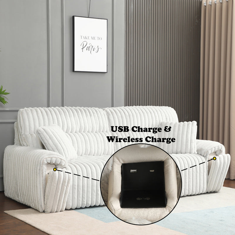 Jaya Power Motion Sofa w/Sleeper & USB Port - LV04660