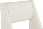 Jayce Vegan Leather Upholstered Dining Chair in Cream, Set of 2 - 845Cream-C