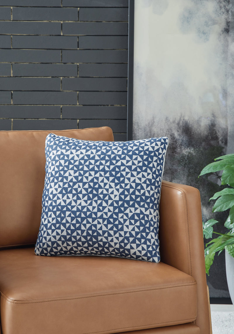 Jaycott Next-Gen Nuvella Blue/White Pillow - A1900001P