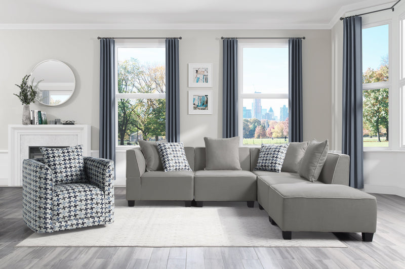 Jayilin Gray 4 - Piece Modular Sectional - Gate FurnitureSectional