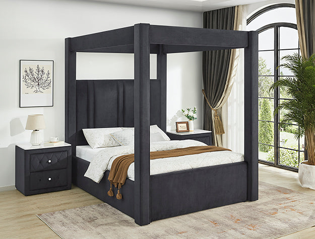 Jayla K Hb+Fb+H/F Canopy Black - 5117BK-K-HBFB